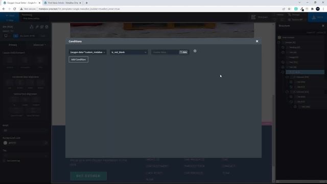 Show or hide content based on Meta Box custom fields that have a specific value or aren't empty смотреть онлайн