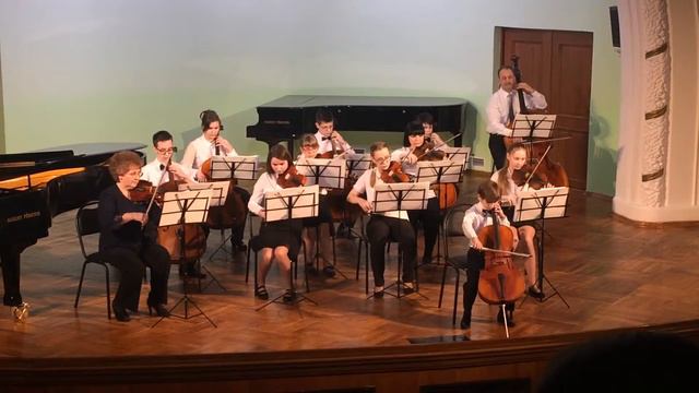 Л. Бетховен "Контрданс" солирует Алексей Ткаченко (8лет). смотреть онлайн