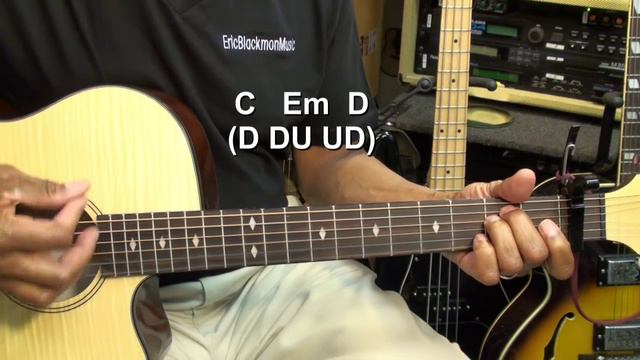 How To Play WILDEST DREAMS Taylor Swift EASY On Guitar Tutorial @EricBlackmonGuitar смотреть онлайн