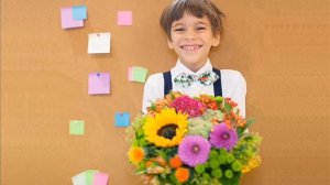 Цветы учителям