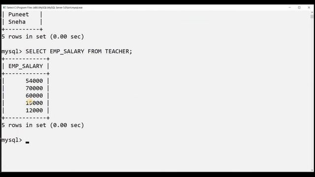 Select Statement in Mysql (Lecture 9) смотреть онлайн