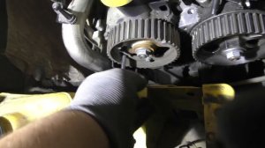 Renault Kangoo 1.5dCi  Замена ремня ГРМ . Двигатель Renault K9K 1.5 dci .