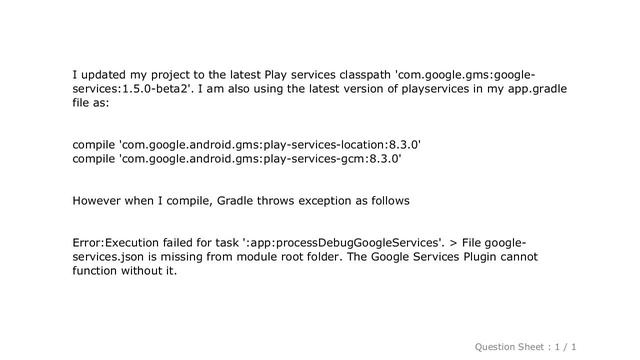 Android : Error "File google-services.json is missing from module root folder. The Google Services смотреть онлайн