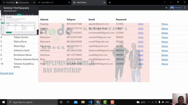 52. Implementasi Node.js, Pug.js dan Bootstrap 5 pada tabel 1_admin смотреть онлайн