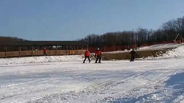 Сашик рассекает на сноуборде. смотреть онлайн