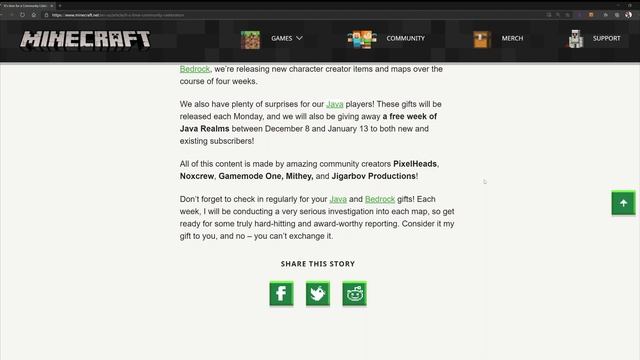 ?? Minecraft Java Community CELEBRATION ?? FREE GIFTS смотреть онлайн