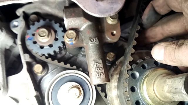 Замена ГРМ на двигателе 4G63 своими руками смотреть онлайн