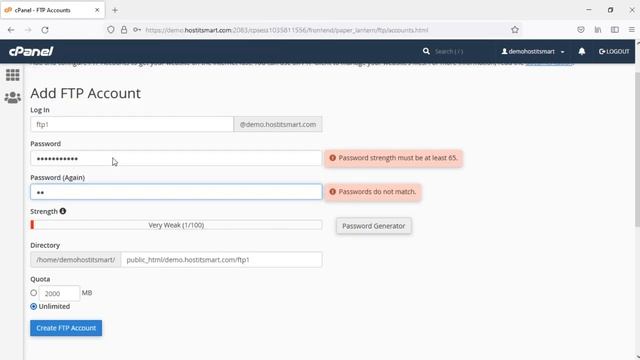 How To Create FTP Account In cPanel | | Host IT Smart Tutorials смотреть онлайн