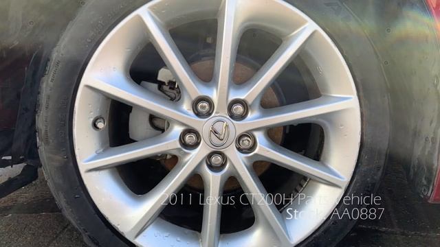 2011 Lexus CT200H Parts For Sale AA0887 смотреть онлайн