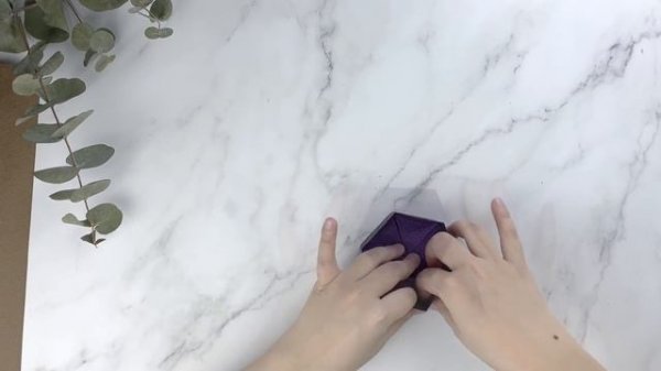 Gift Wrapping | 禮物包裝-禮物盒折紙教學(折紙盒/六邊形)