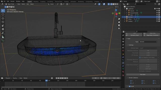 Fluid Simulation (Mantaflow) | Blender 3.0 Tutorial смотреть онлайн