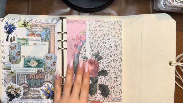 ASMR making a diary with roses! 장미로 일기 만들기 смотреть онлайн