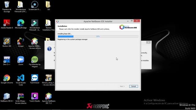 Instalación de NetBeans 11.2 para iniciar en JAVA смотреть онлайн