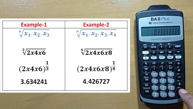 Geometric Mean in TI BA Plus Financial Calculator and Scientific Calculator смотреть онлайн