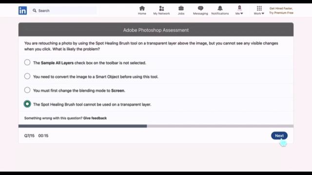 How to Pass LinkedIn Adobe Photoshop Assessment 2022 смотреть онлайн