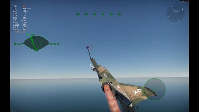 War Thunder Phantom Carrier Landing Practise смотреть онлайн