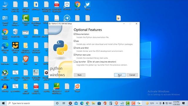 How to Install Python Latest Version ( python 3.10.2 ) on Windows 10 смотреть онлайн