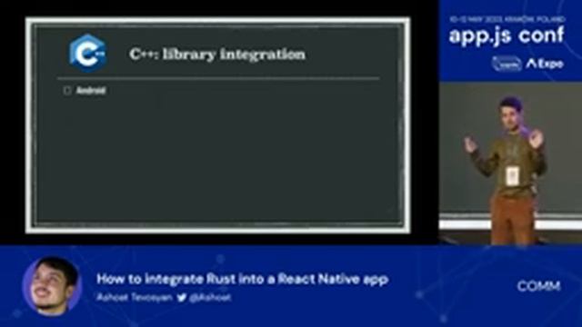 Varun Dhananjaya + Ashoat Tevosyan – How To Integrate Rust Into A React Native App смотреть онлайн