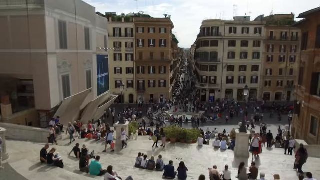 Испанская лестница Scalinata di Trinità dei Monti смотреть онлайн