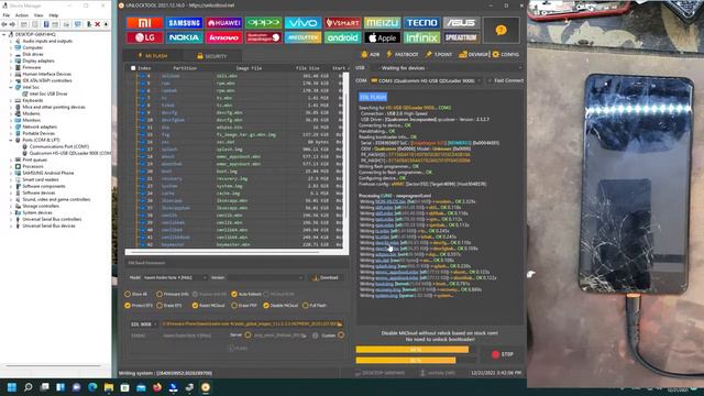 Xiaomi Redmi Note 4 Unlock Mi Account+Convert To Global Rom Via UnlockTool