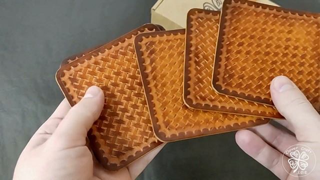 Подстаканники "Гуджи" с тиснением от мастерской Clover Craft смотреть онлайн