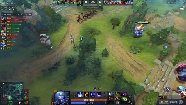 Luna Dota 2 Gameplay Miracle with 22 Kills - Silveredge смотреть онлайн