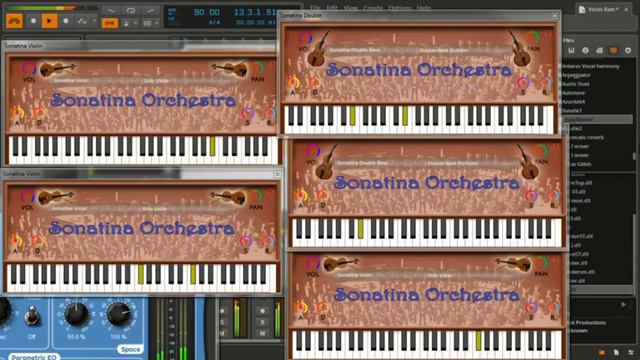 Sonatina Violin & Bass - Bitwig Studio
