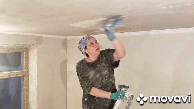 Шпаклёвка потолка смотреть онлайн