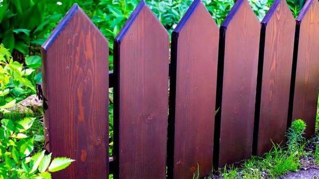 Забор для клумбы: декоративное ограждение цветов смотреть онлайн