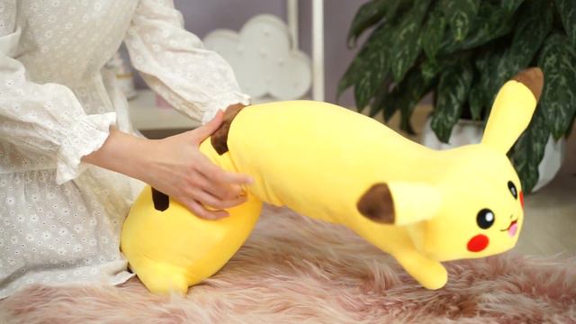 Мягкая игрушка-подушка "Обнимашки от пикачу" 70см смотреть онлайн