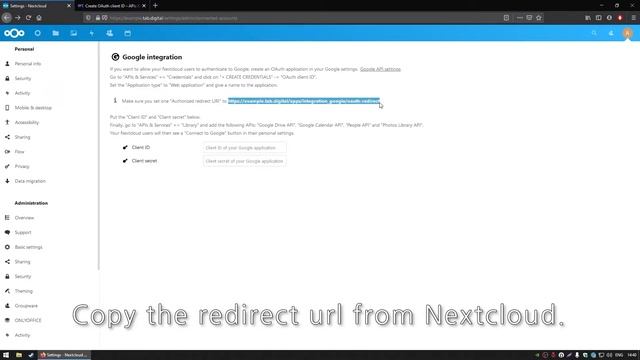 How to use Google Integration app in Nextcloud смотреть онлайн