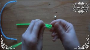 Как сделать подснежники и  колокольчик своими руками из пушистой проволоки.  Делай Декор!