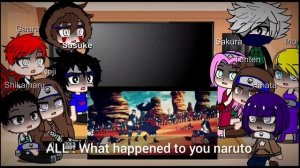 reaction to evil naruto