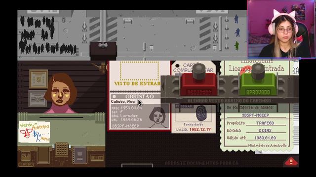 CONSEGUI UM DOS FINAIS E SERGIU MORREU - Papers, Please #6 смотреть онлайн