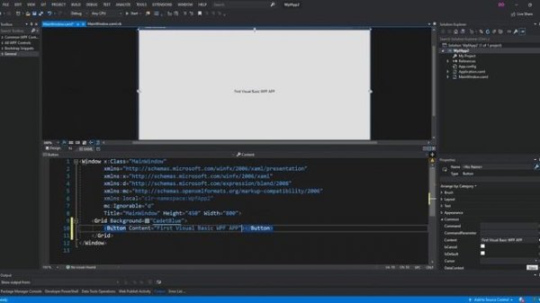 Visual Basic WPF in Visual Studio 2019 | VB.Net Desktop Application