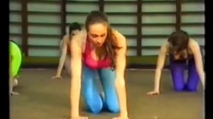 Аэробика (Американская) Я в качестве ведущей.1992 г.Санкт.Петербург. 1 часть урока. Архивная запись