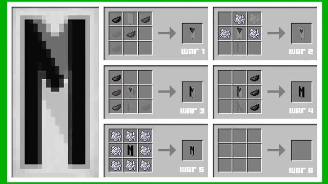 КАК СДЕЛАТЬ БУКВЫ НА ФЛАГАХ В МАЙНКРАФТЕ смотреть онлайн