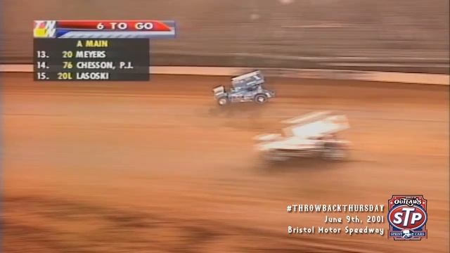 #ThrowbackThursday: World of Outlaws Sprint Cars Bristol Motor Speedway June 9th, 2001 смотреть онлайн