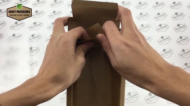 How to Fold Brown Kraft Paper Folding Drawer Boxes with Frosted PVC Cover смотреть онлайн
