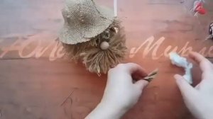 КУКЛА ОБЕРЁГ ДОМОВОЙ ИЗ МЕШКОВИНЫ СВОИМИ РУКАМИ__ПОДЕЛКИ ИЗ МЕШКОВИНЫ И ДЖУТА  СВОИМИ РУКАМИ.