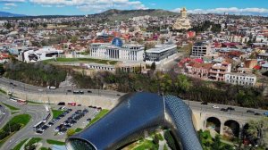 🇬🇪  Tbilisi Georgia drone video 2023  [4K] | Тбилиси с Дрона | Sakartvelo
