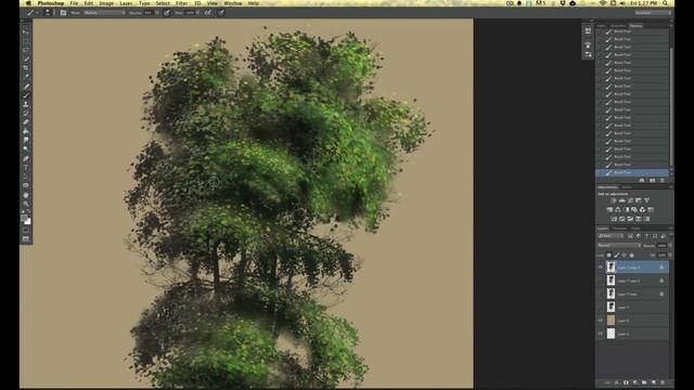 Photoshop Tutorial Custom Foliage Brushes