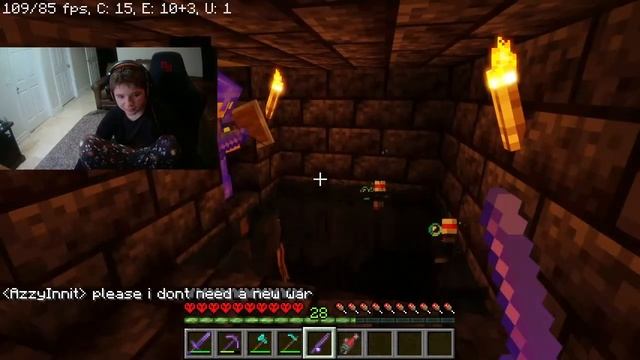 Minecraft Java stream Hardcore Multiplayer with subs join in (sub gaol 600) смотреть онлайн