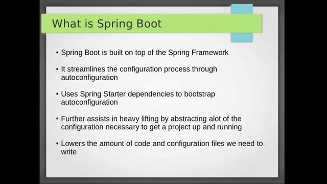 Spring Framework / Spring Boot 2 Introduction смотреть онлайн