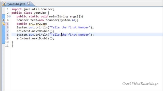 Java Tutorial 6 Greek смотреть онлайн
