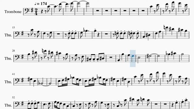 Trombone Sheet Music: How to play The Simpsons Theme by Danny Elfman смотреть онлайн