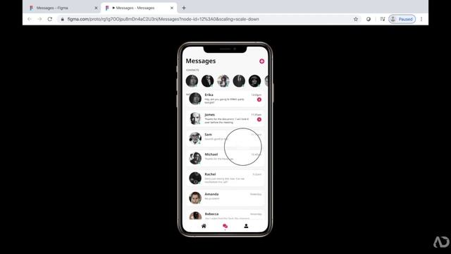 Horizontal & Vertical Scrolling | Figma Tutorial смотреть онлайн