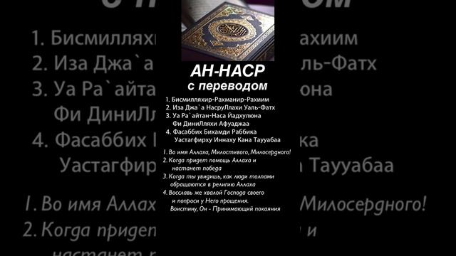 Ан-Наср #аннаср #аятыкорана #ислам #коран #сурымолитвы #суры смотреть онлайн