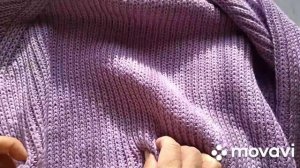 #делавязальные# Готовая  работа  свитер"Лаванда".Связано по МК.LaNa стильное вязание.