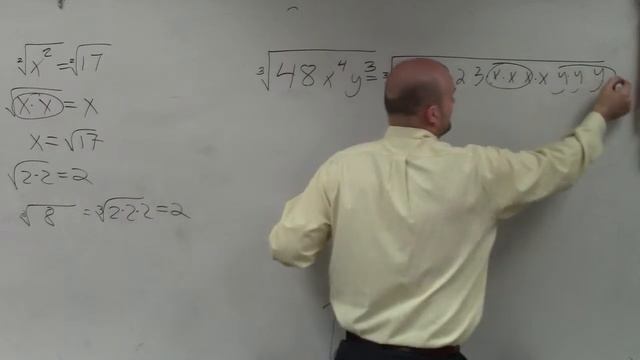 Simplifying a radical expression by using the factored form of the radicand смотреть онлайн